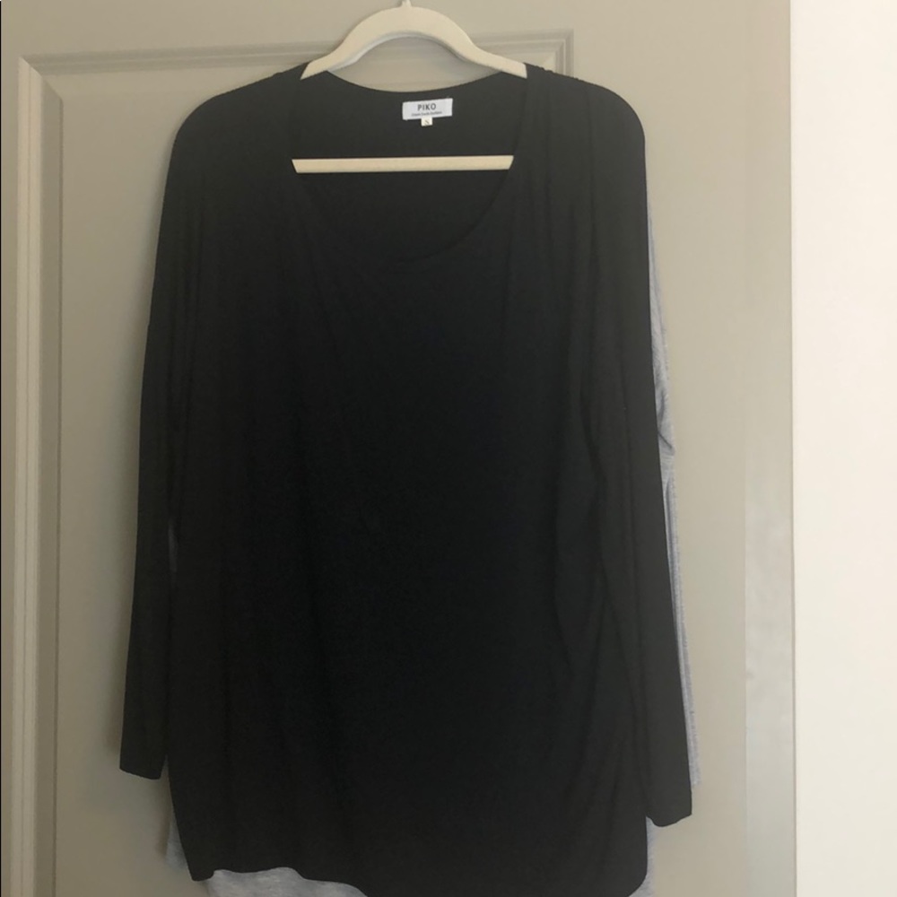 Black Piko top